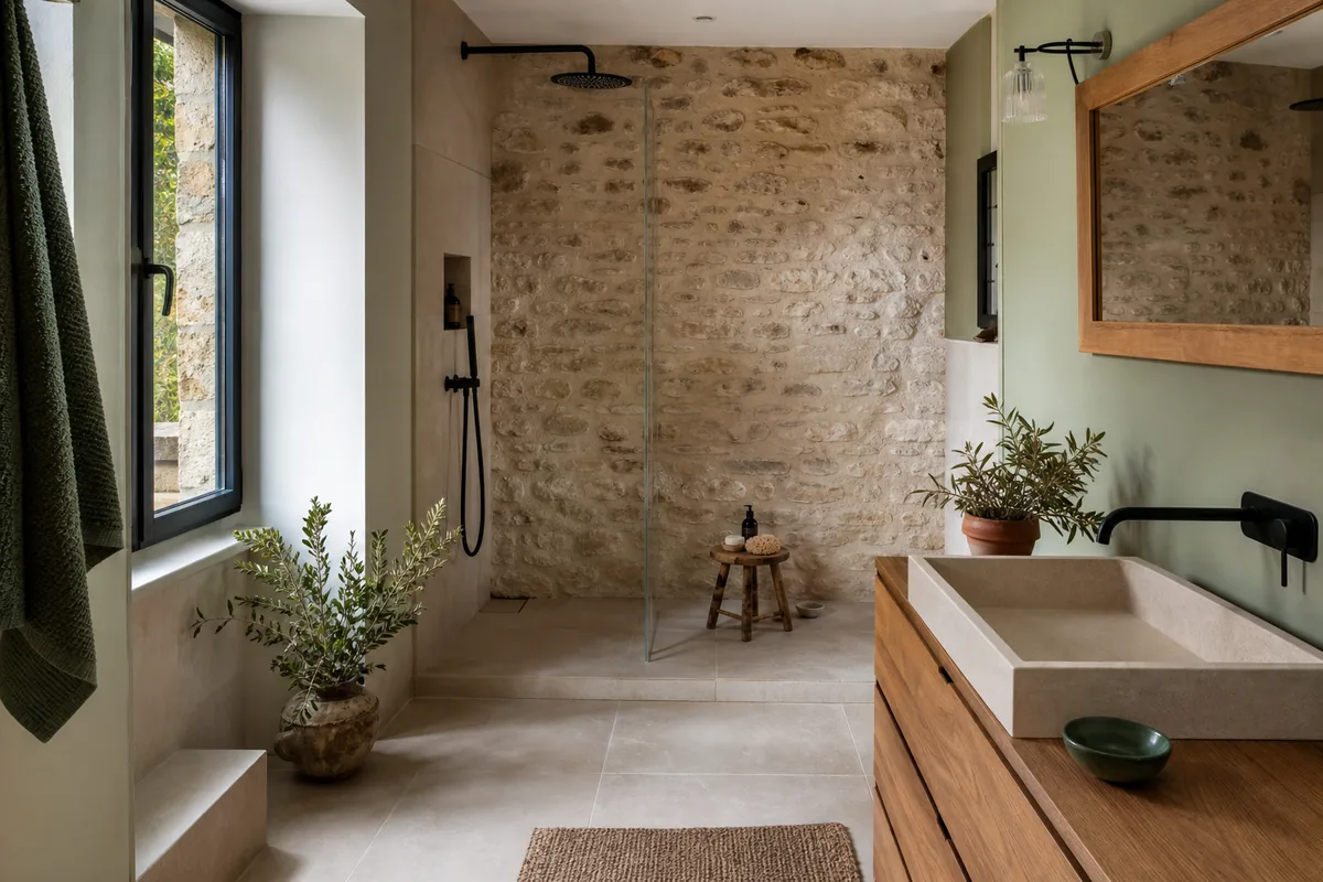 Salle de bain à Espalion : rénover une salle d'eau ancienne