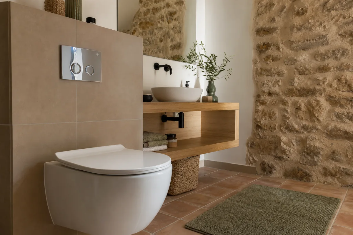 Sanitaires et WC suspendu